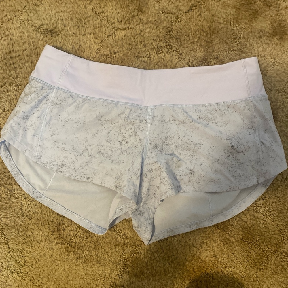 lululemon athletica Marble Gray Athletic Shorts